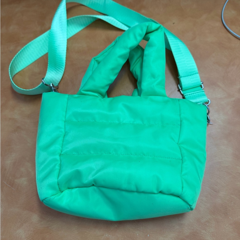 Green Frog Kids Quilted Crossbody Tote - Picture 2 of 3